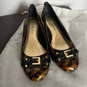 Patent Leather Kitten Wedge Flat